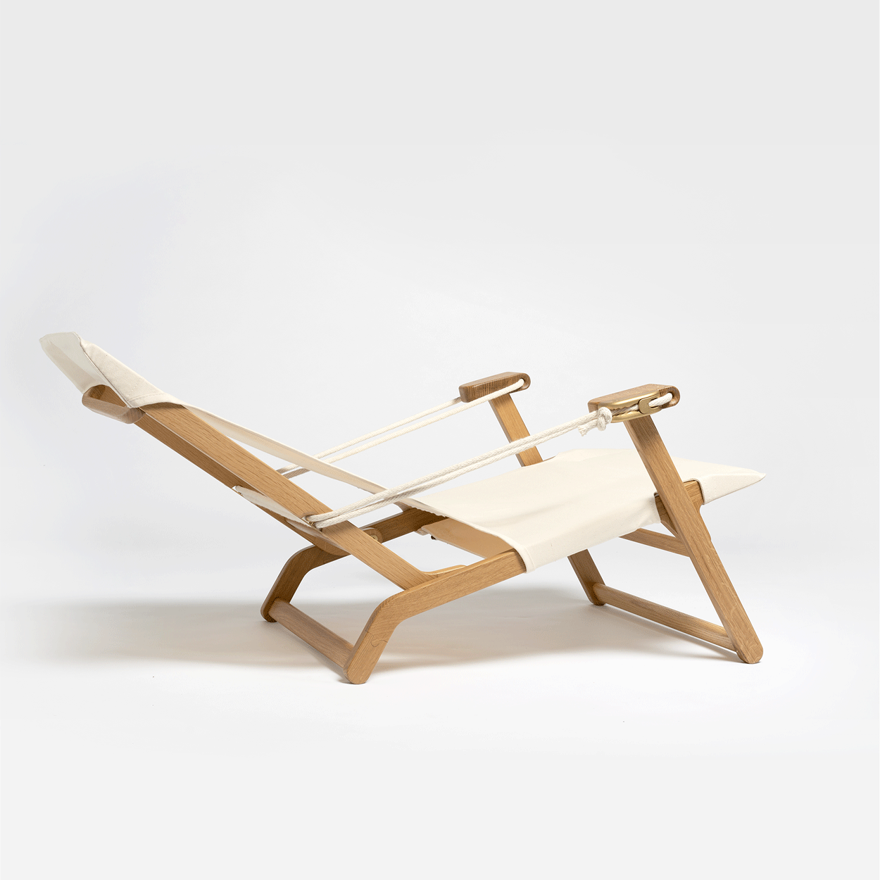 Shorebird Beach Chair reclining using its custom recline system